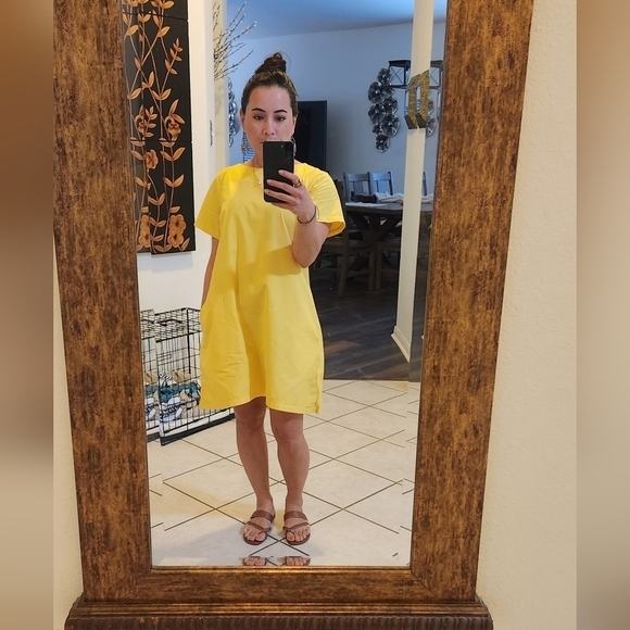 OSMAN Yousefzada CollectiveYellow T-Shirt Dress - Picture 1 of 14